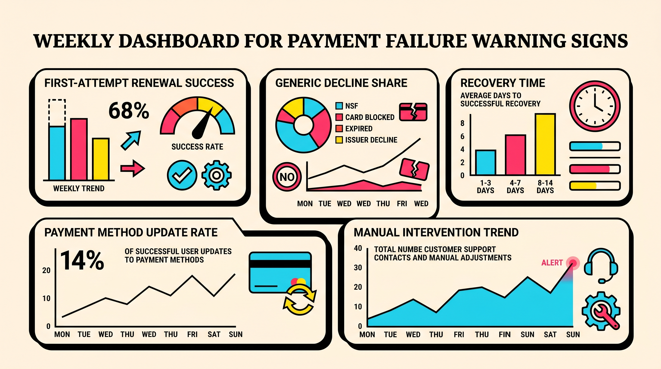 Stripe Account Updater metrics to track for failed payment reduction