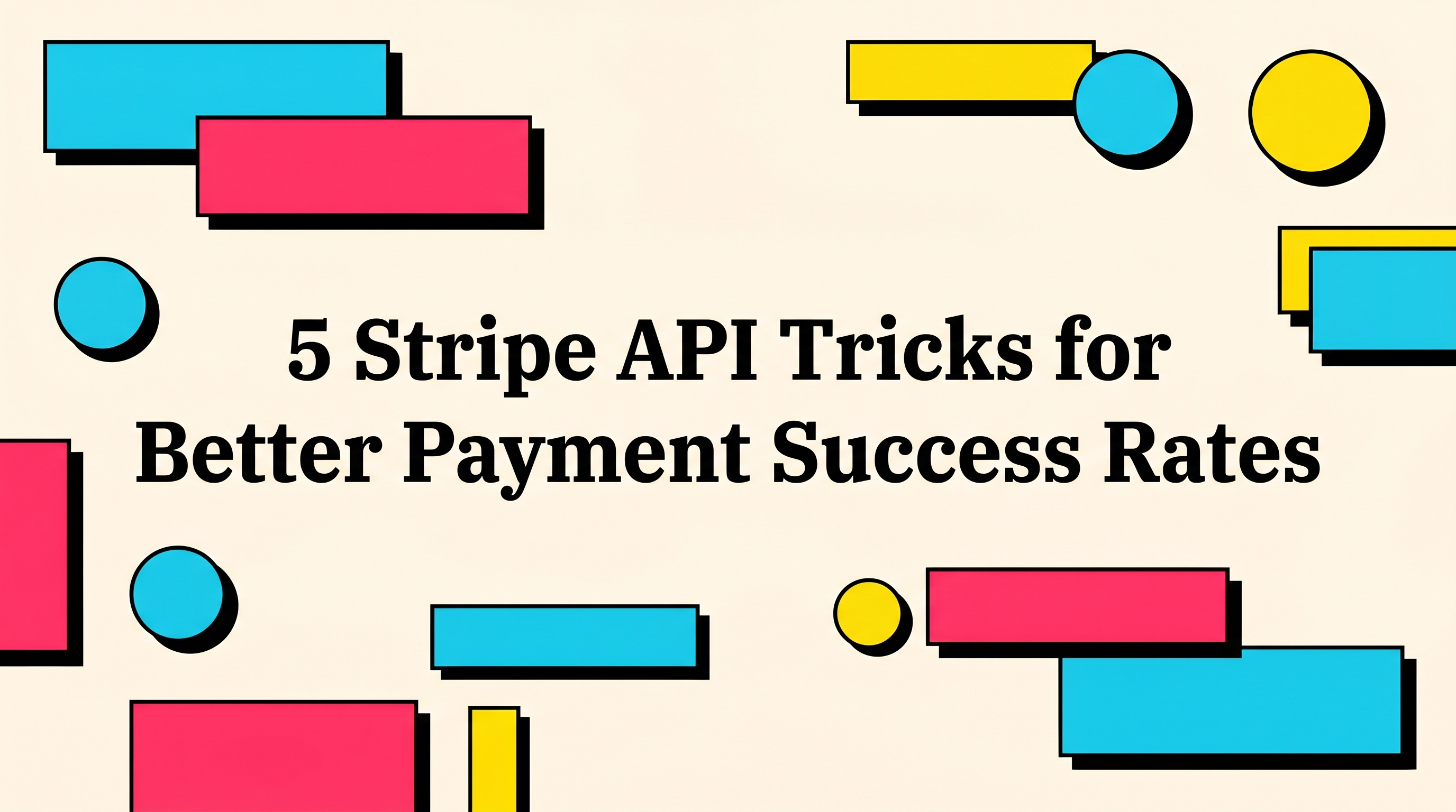 5 Stripe API tricks for better payment success rates